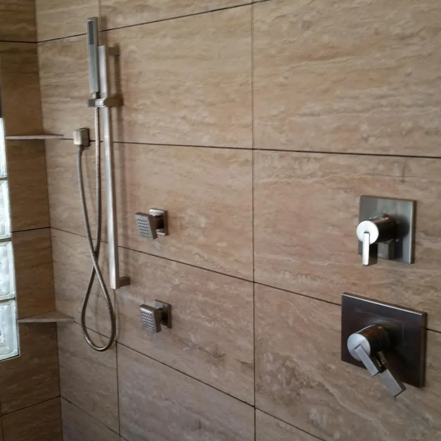 Shower fixture installation for Gas Line Repair in Country Homes
